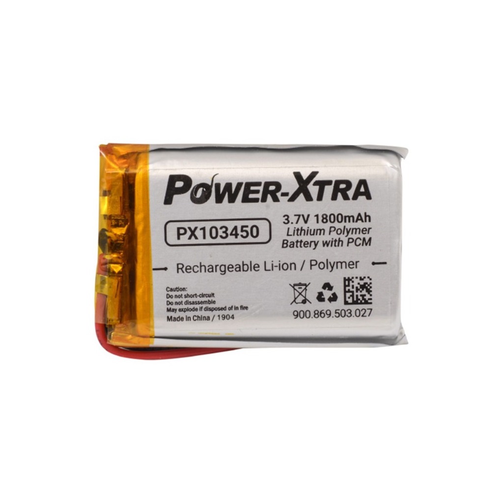 Power-Xtra PX103450 - 3.7V 1800 mAh Li-Polymer Pil